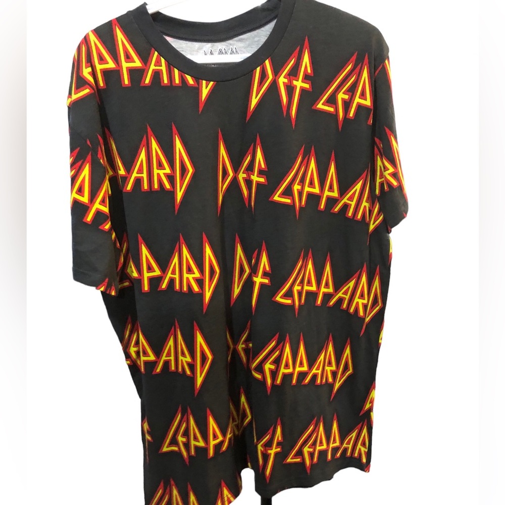 Def Leppard All Over Print T-shirt XL 2016 Release